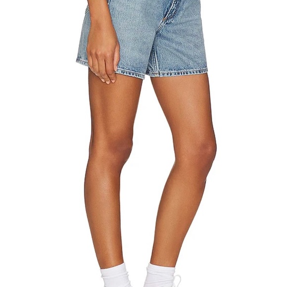 Stella High-Rise Denim Shorts - Picture 2 of 3
